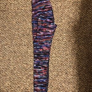 Multi colored lululemon leggings